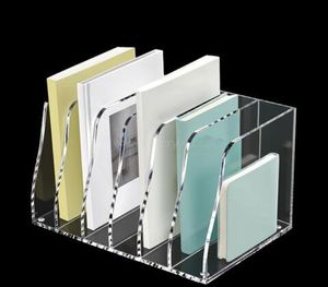 Premium magazine candy stylish storage holder minimalist acrylic rack clear literature display acrylic <b>organiser</b> box chic - Product Image 3