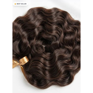 Mechones de Cabello Humano Remy Indio Rizado Natural para Pelucas Personalizadas - Alta Calidad, Sin Químicos, Precio al Por Mayor por Exportador - Product Image 1