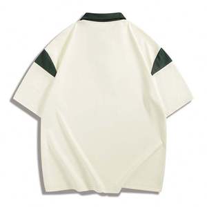 Unisex Short-Sleeved Casual for Polo <b>Collar</b> <b>T</b>-<b>Shirt</b> Custom Logo Top Ranking Solid Design Knitted Fashionable Blank <b>T</b>-<b>Shirts</b> - Product Image 4