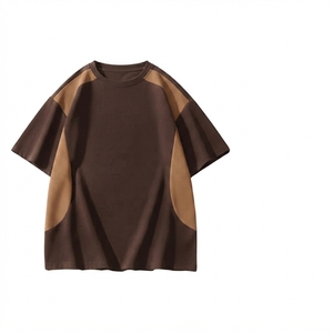 T-shirt graphique surdimensionné streetwear personnalisé de haute qualité, en coton, délavé à l'acide, coupe vintage et courte pour homme - Product Image 5