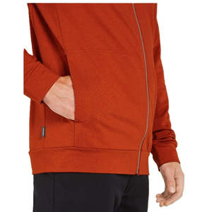 Sweat à capuche zippé pour homme de haute qualité, coupe oversize à épaules tombantes, nouvelle mode, couleur unie personnalisée, vêtements décontractés - Product Image 2