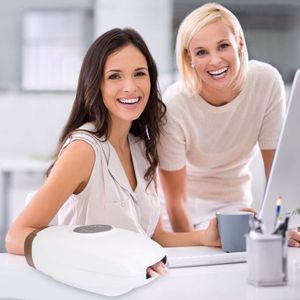 Massaggiatore Elettrico per Mani Senza Fili Ricaricabile con 6 Livelli di Pressione, Terapia di Compressione e Massaggio Vibrante Riscaldante - Product Image 6