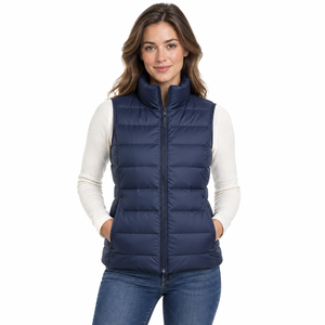 Women's Waterproof <b>Puffer</b> <b>Vest</b> Winter Outdoor Gilet Functional Warm Clothing OEM ODM Factory premium quality women <b>puffer</b> <b>vest</b> - Product Image 2