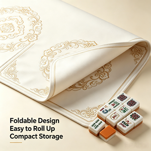 Custom Printed Non‑Slip Mahjong <b>Table</b> Mat Waterproof American Style <b>Game</b> Pad OEM ODM Wholesale - Product Image 6