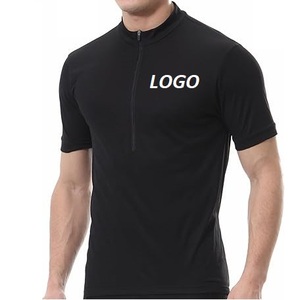 Maillot de Ciclismo Color Negro Montaña, Manga Corta, Ropa de Ciclismo de Competición, Camiseta de Ciclismo Downhill DH MTB Offroad Motocross - Product Image 1