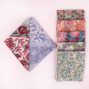 Multi-Functional Square Scarf Cotton Women's <b>Head</b> Neck <b>Wraps</b> Beautiful Block Printed Boho Bandana Natural Dye Handmade Kerchief - Product Image 1