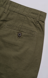 Pantalones Cortos de Hombre de Algodón Oxford de Color Liso, Estilo Bermuda, Casuales, de Cintura Media, con Botones y Bolsillos, Transpirables, Tejidos - ¡Venta Caliente! - Product Image 4