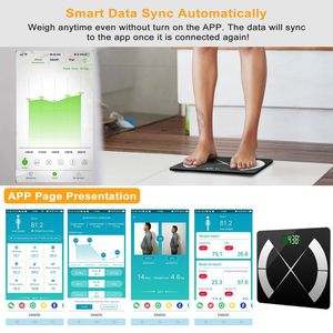 Bilancia Intelligente per Composizione Corporea, Analizzatore Digitale BMI con APP, Regalo per Appassionati di Fitness - per San Valentino e Allenamenti Primaverili - Product Image 6