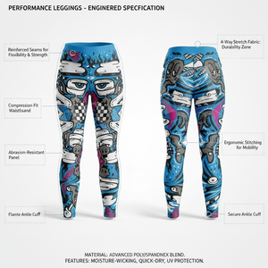 Trendy Stylish Custom Made Printed Skinny <b>Leggings</b> High Quality Fitness Gym Graffiti Compression Workout Running <b>Tights</b> Pants - Product Image 2