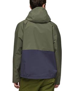 Chaqueta con Capucha Impermeable Vintage Casual para Hombre, Logotipo Personalizado, Talla Grande, Transpirable, Cierre de Cremallera, para Senderismo de Verano - Product Image 2