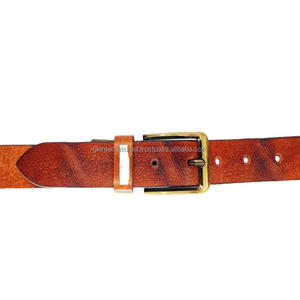 Cinturón con hebilla para hombre con logotipo personalizado, cinturón informal de cuero auténtico para hombre y mujer, precio de fábrica al por mayor, todos los tamaños disponibles - Product Image 6