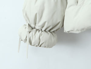 Winter Men's Casual Stand Collar <b>Plus</b> <b>Size</b> <b>Waterproof</b> Windproof Zipper Knitted Bomber Puffer <b>Jacket</b> Wool Liner OEM High-quality - Product Image 6