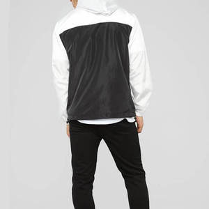 Custom Unisex Polyester Windbreaker Jacket Hooded Printed Full Sleeves Tracksuit Set Full <b>Zip</b>-<b>Up</b> Wholesale Rate OEM - Product Image 2