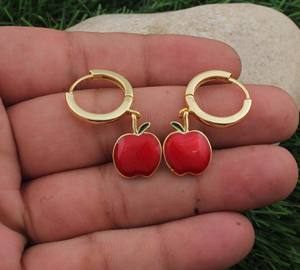 Boucles d'oreilles pendantes de luxe vintage faites à la main en argent sterling 925 plaqué or, cadeau pour un anniversaire de mariage ou une fête - Product Image 2