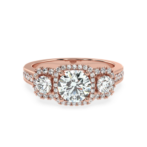 1,38 карат G Цвет VS1 прозрачное бриллиантовое кольцо с натуральным бриллиантом - Product Image 2