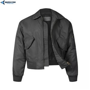 Premium Quality Canvas Light <b>Weight</b> Unisex Bomber Jacket Streetwear OEM Service <b>Stand</b> Collar Plain Dyed Professional Made Solid - Product Image 6