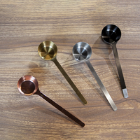 Cuillère doseuse en acier inoxydable écologique 40 ml pour café et thé, cuillère à café dorée, prix de gros abordable