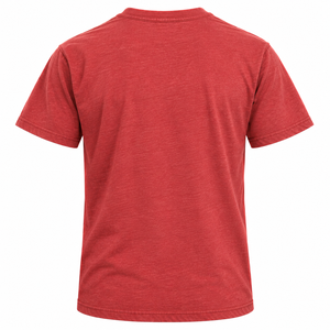 Camiseta navideña para hombre Bearded & Jolly, camiseta roja de manga corta con estampado, informal, con cuello redondo, corte regular - Product Image 2
