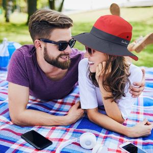 Sombrero de Pescador de Algodón para Mujer, Protección UV, Plegable, para el Sol - Product Image 3