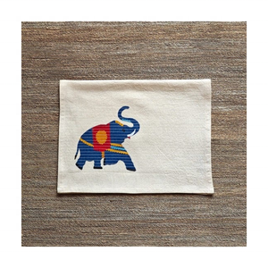 Serviettes de cuisine brodées en jacquard de golf en pur coton certifié GOTS 45x65cm 200 GSM Soft Touch Hotel Grade Daily Use Textiles - Product Image 1