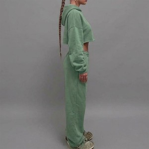 Conjunto Deportivo de Moda Urbana para Mujer, Sudadera con Estampado Personalizado, Pantalones Deportivos, Marca Privada, Fabricante y Proveedor de Ropa Urbana al por Mayor - Product Image 3