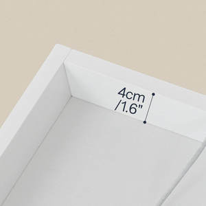 Mesita de noche de 2 cajones tejida de granja moderna con salidas integradas Estilo de ratán de granja - Product Image 5