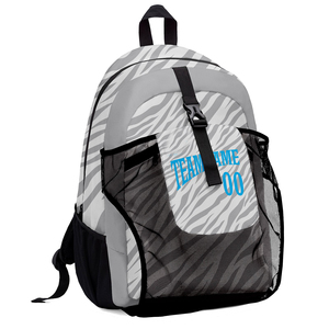 Sac à dos de lutte américaine personnalisable noir/gris, durable, extensible, imperméable, en polyester/coton, unisexe, pour adultes, équipement sportif 20-36L - Product Image 6