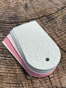 Étiquettes volantes pour vêtements en papier recyclé fait à la main Étiquette de vêtement de mode biologique durable Caractéristique écologique pour sacs - Product Image 1
