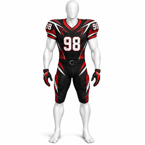 Conjunto de Pantalones y Camiseta de Fútbol Americano de Primera Calidad con Nombre de Marca Personalizado, Uniforme Transpirable de Poliéster con Estampado por Sublimación - Product Image 5