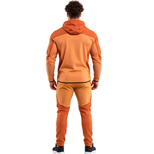 Ensemble de survêtement décontracté avec pantalon de jogging et sweat à capuche, style oversize et coupe empilée, idéal pour le sport - Product Image 6