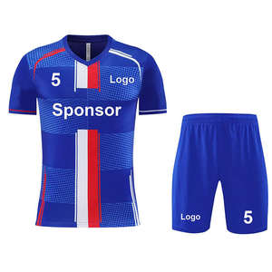 Uniforme de Fútbol Personalizado al por Mayor, Elegante y Económico, Conjunto Completo de Poliéster con Impresión de Nombre, Ropa Deportiva Digital - Product Image 1