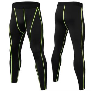 Leggings Deportivos Antibacterianos de Alta Elasticidad para Hombre, de Secado Rápido, Transpirables, Compresivos, Ajustados, para Gimnasio, Venta al Por Mayor Personalizada - Product Image 2