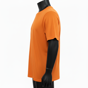 เสื้อยืดคอกลมแขนสั้นผ้าฝ้ายแห้งเร็วระบายอากาศดีสำหรับผู้ชาย ไซส์ใหญ่ รับสั่งทำ สีพื้น สำหรับฤดูร้อน - Product Image 3