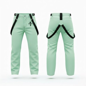 Pantalones de Esquí para Hombre de Alta Calidad, 100% Poliéster, Teñido Liso, Cierre de Gancho y Bucle, Impermeables, 240g 10,000mm, Personalizados RIVIAN - Product Image 1