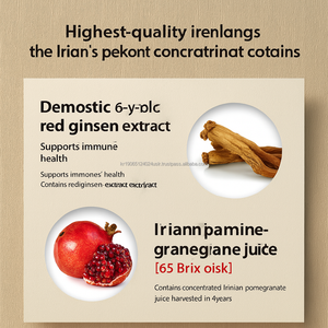 Suplemento Líquido en Barra Antioxidante de Ginseng Rojo Coreano y Granada para Adultos - 30 Sobres de SIRUP - Product Image 4