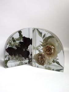 Porte-livres décoratifs en résine, élégants pour la maison ou le bureau, avec base lourde et stable antidérapante - Product Image 2