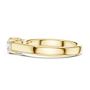 Anillo de Diamante Cultivado en Laboratorio con Corte Redondo, Anillo Solitario de Diamante en Oro de 14K/18K, 0.50Ct DEF VVS, Joyería Fina, Anillo de Boda para Novia, OEM/ODM - Product Image 5
