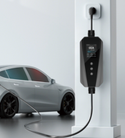 Station de recharge pour véhicules électriques 7 kW 32 A Chargeur portable pour véhicules électriques de niveau 2 Équipement de recharge pour véhicules électriques avec câble de 5 m