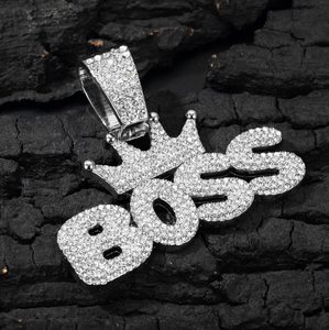 Bijoux Hip Hop en gros : Couronne pour pendentif, Chaîne cubaine en argent 925 avec Moissanite, Accessoires masculins de luxe certifiés IGI pour Hipster - Product Image 1