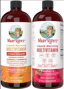 Pack de Soins Capillaires Antichute Bio Mary Ruth à Base de Plantes, Liquide de Croissance Capillaire, Supplément de Biotine et Vitamines pour la Croissance des Cheveux, de la Peau et des Ongles - Product Image 4