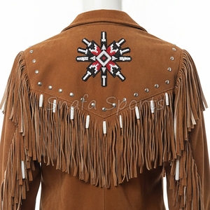 แจ็คเก็ตหนังผู้หญิงดีไซน์ล่าสุด คุณภาพสูง ขายดี ปิดด้วยกระดุม แฟชั่นใหม่ สไตล์ตะวันตก - Product Image 4