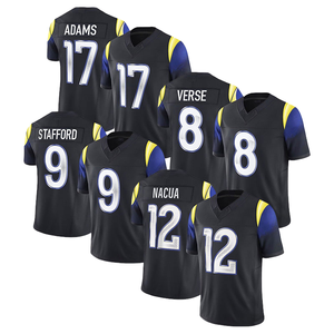 Uniformes de Fútbol Americano Personalizados al por Mayor, Uniformes de Jugador con Costuras Personalizadas, Manga Corta, Antibacterianos, Unisex - Product Image 6