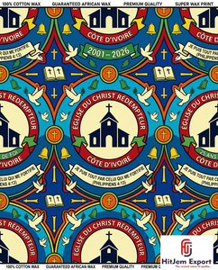 Customized African Wax Print Fabric Manufacturer Church Anniversary Celebration Convention Event Uniform Textile Supplier - Product Image 6