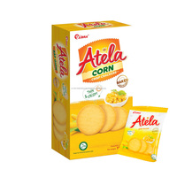 Libra Atela 150g Biscuits Halal Adultes Farine de Blé Croustillante Sel Patate Douce Maïs Aromatisé Boîte Croustillante Sachet Goût Salé Sucre