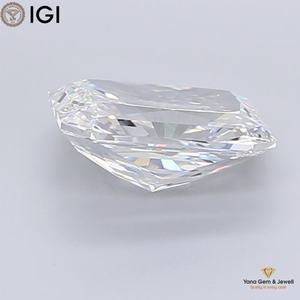Selección de Alta Joyería, Diamante Cultivado en Laboratorio CVD con Certificación IGI, Color E, Claridad VVS1, 2.50 Quilates, Corte Radiante - Product Image 3