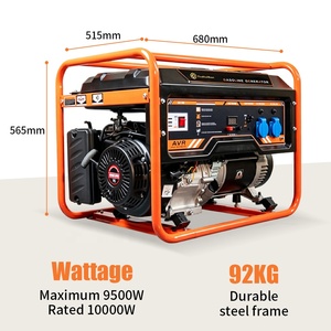 Generador de Gasolina de Tipo Abierto de 11.87kVA con Motor de 4 Tiempos Refrigerado por Aire, Frecuencia de 50/60Hz para Uso Doméstico en Cortes de Energía y Emergencias - Product Image 2