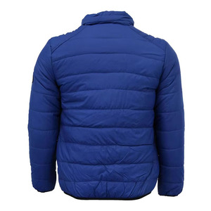 Royal Blue Charcoal Gray <b>Red</b> Custom Men Lightweight <b>Waterproof</b> Windproof Puffer <b>Jacket</b> Quilted Stand Collar Winter Coat OEM - Product Image 2