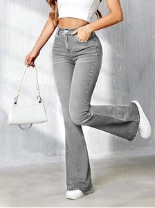Women’s High Waist Jeans Flared Bell Bottom Bootcut Pants Wide Leg <b>Stretch</b> <b>Denim</b> – Perfect for Travel, Party & Everyday Use - Product Image 2