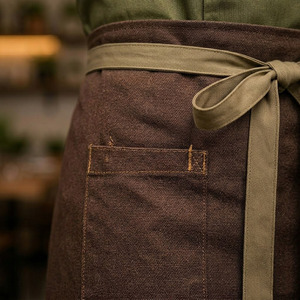 OEM Chef Uniform Kit Polyester Cotton Breathable Anti-Pilling <b>Kitchen</b> Staff Uniform Set Custom Logo - Product Image 6