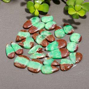 Piedra de Crisoprasa Pulida de 15-25 mm, Calcedonia Verde, Hermosas Piedras Preciosas Naturales de Súper Calidad para Decoración del Hogar y Joyería - Product Image 2